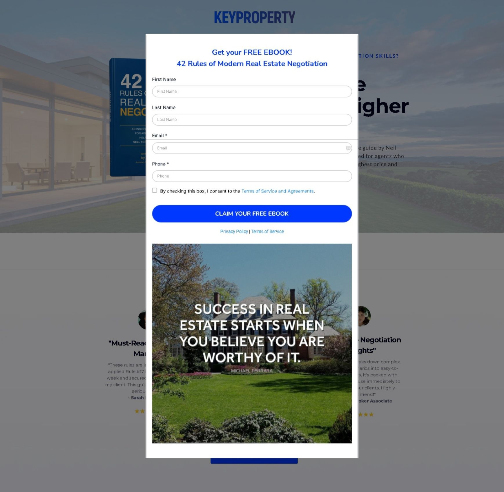 Real Estate eBook and Negotiation Strategy Session Funnel + Email & SMS Automation Thumbnail 2