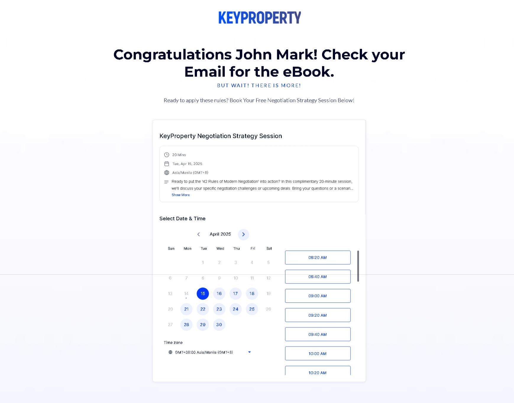 Real Estate eBook and Negotiation Strategy Session Funnel + Email & SMS Automation Thumbnail 3